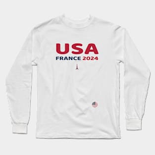 USA France 2024 Long Sleeve T-Shirt